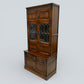 Old Charm Wall Unit Bookcase Display Cupboard Drawers Tudor Brown FREE Delivery