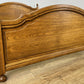 Bed Vintage French Style Double Bed Frame Carved Headboard LOT 6390