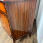 Reproduction Mahogany Bow Fronted Side Cabinet