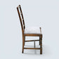 4 Webber Ladderback Dining Chairs with Grey Cushion Pads FREE UK Delivery*