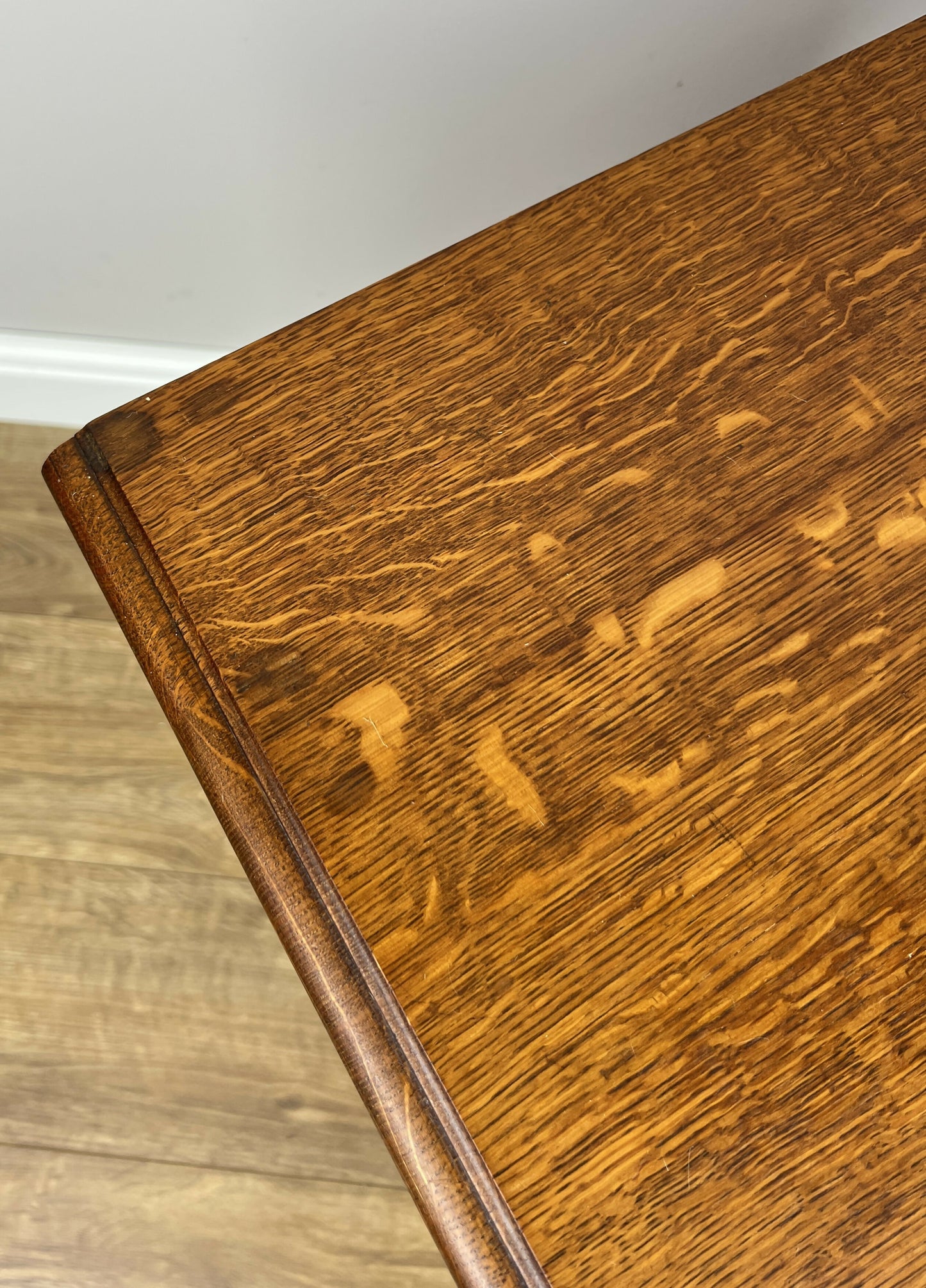 Bedside Table Vintage French Louis Style Oak Nightstand Carved Cabinet LOT 6301