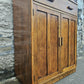Vintage Oak Tallboy With Two Drawers And Cupboard Super Detailing And Proportions
