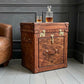 Handmade Storage Chest - Personalised English Luxury Leather - Drawer Trunk