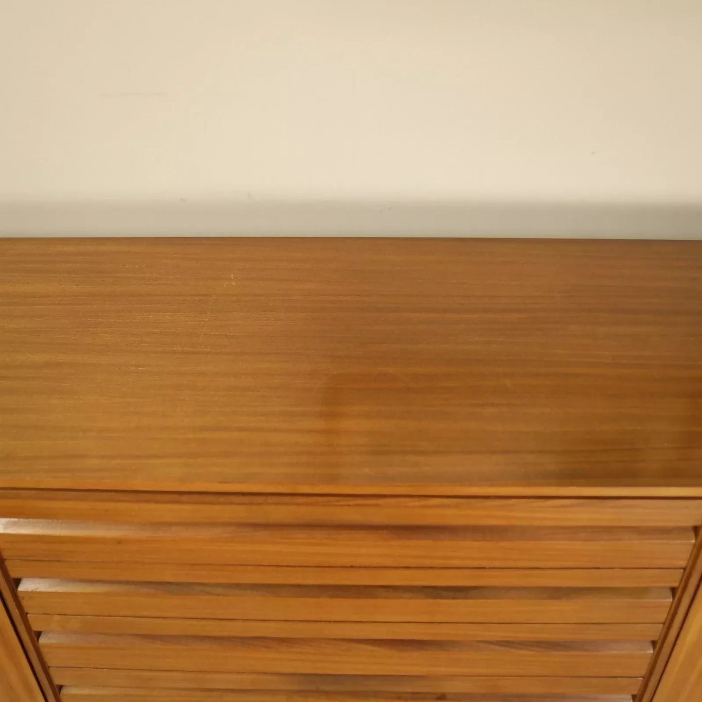 Vintage White and Newton Teak Mid Century Sideboard