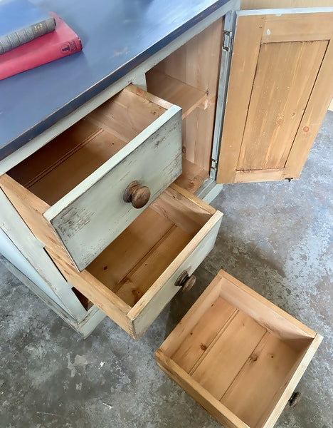 three drawer one door cupboard 05