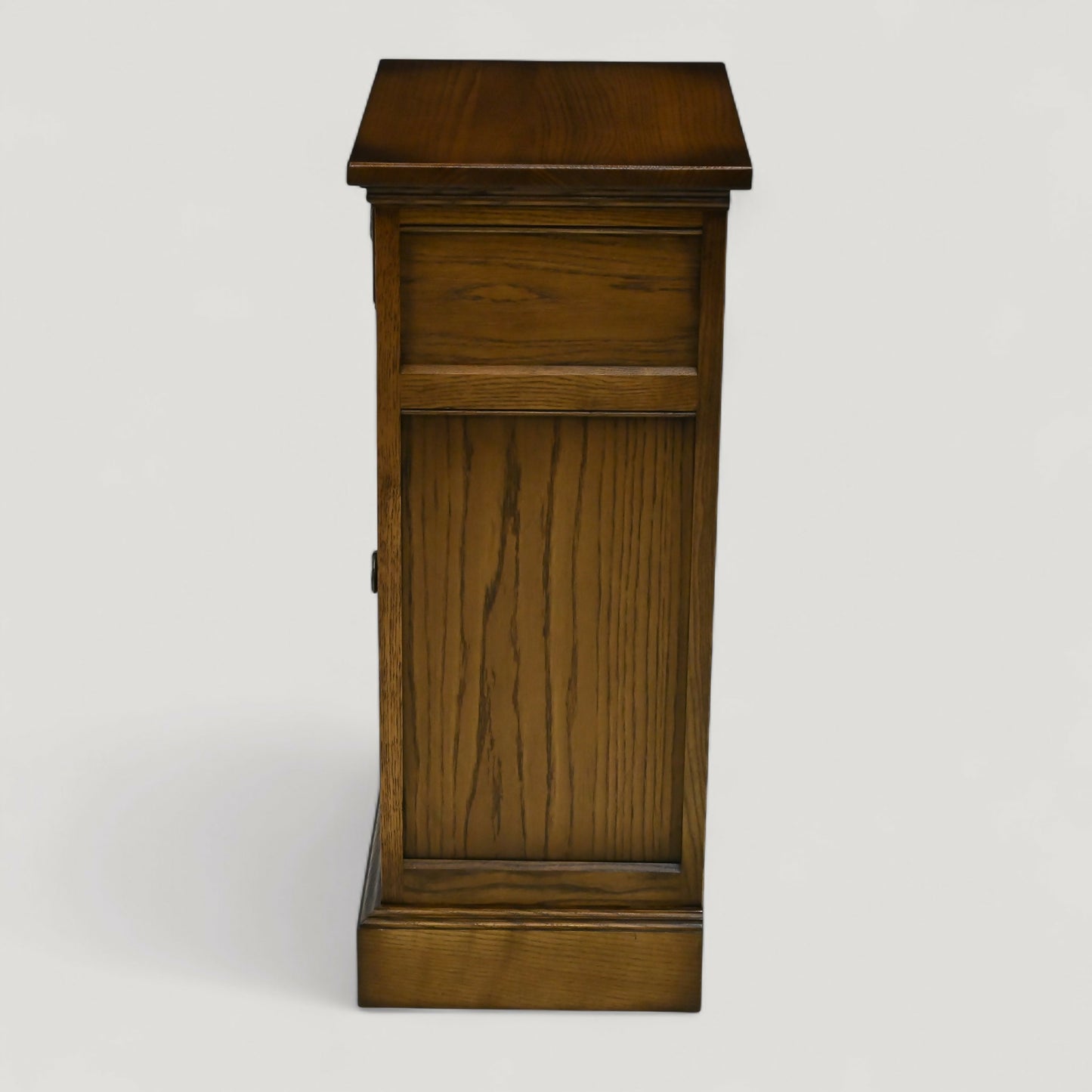 Old Charm Pedestal Cabinet Cupboard Drawer Light Oak Carved Door FREE DELIVERY. SBR10903/0409E