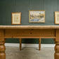 6.5 FT Pine Farmhouse Dining Table - Seats 8