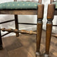 Vintage Oak Set Of Five Ladder Back Dining Chairs
