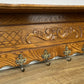 Coat Rack Vintage French Oak Wall Mounted 6 Hooks Carved Rack Hanger LOT 6209