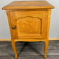 Bedside Table Vintage French Louis XVI Style Oak Cabinet Nightstand LOT 3728