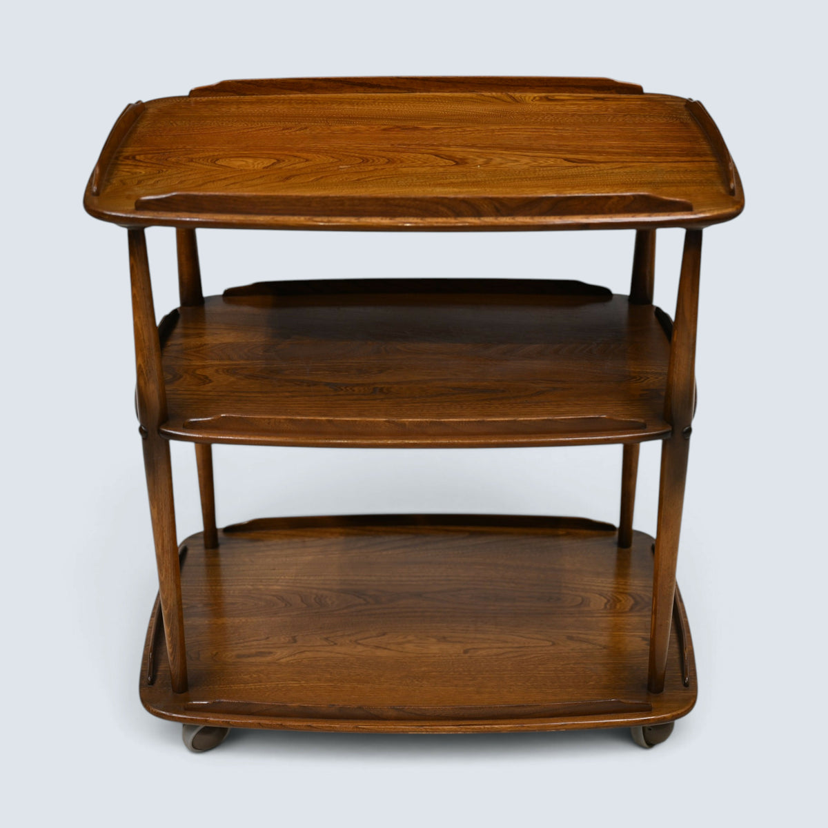 Ercol Windsor 3 Tier Trolley On Casters Golden Dawn Finish FREE UK Delivery*