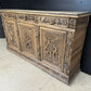 Superb French Carved Oak Sideboard
