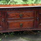 A WOOD BROTHERS OLD CHARM TUDOR BROWN CARVED OAK SIDEBOARD / DRESSER BASE / HALL TABLE