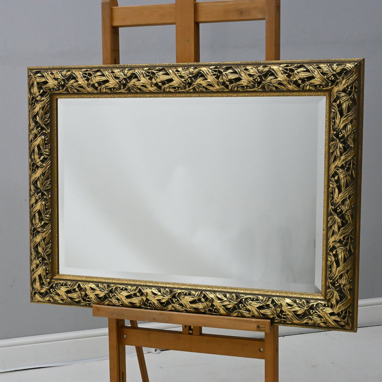 Large Gold Framed Bevelled Wall Mirror Heavy 93cm x 68cm FREE Delivery. SBR9891/1012D