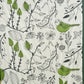 Fabric Panel Folding Room Divider with Ikea Green Birds Fabric