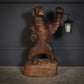 Carved Wood Black Forest Bear Lamp