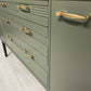 Mid Century 1960s Retro Sideboard Teak Vintage Olive