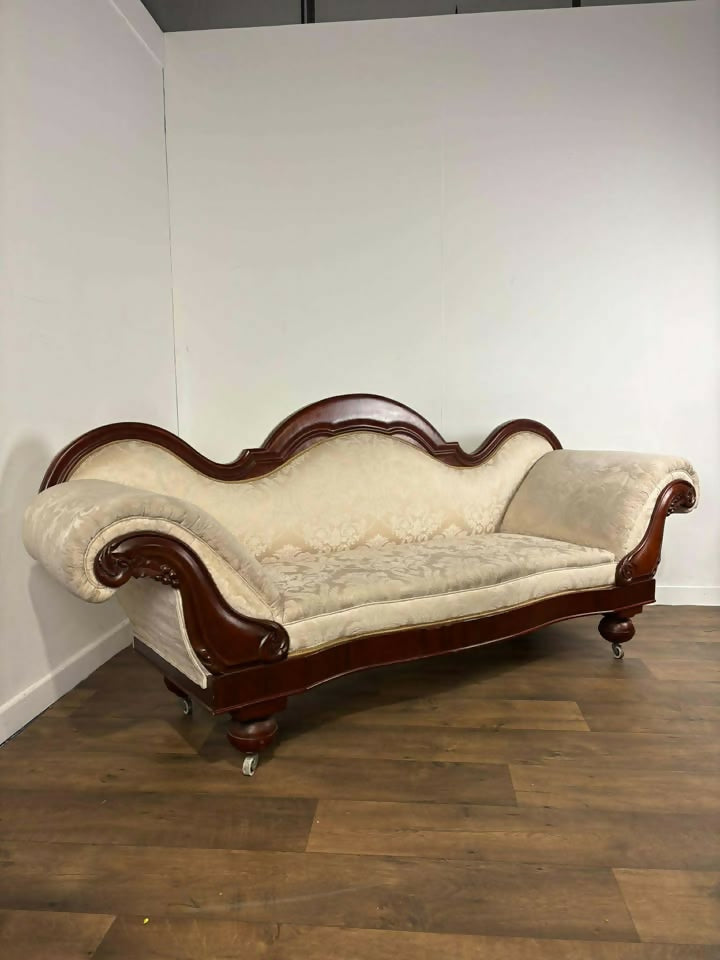 19th Century Mahogany Framed Settee