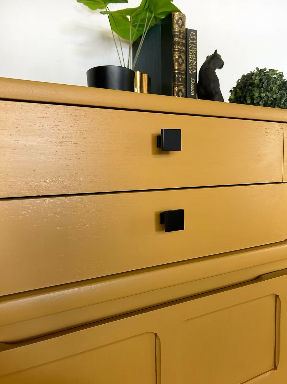 Large Mustard Yellow Nathan Mid Century Drinks Cabinet