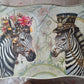 “Zebra Time” Vintage Stacking Tables
