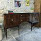 Regency Style Mahogany Sideboard with Drawers - Serpentine
