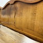 Bed Vintage French Louis XVI Oak Double Bed Frame Carved Headboard LOT 6381