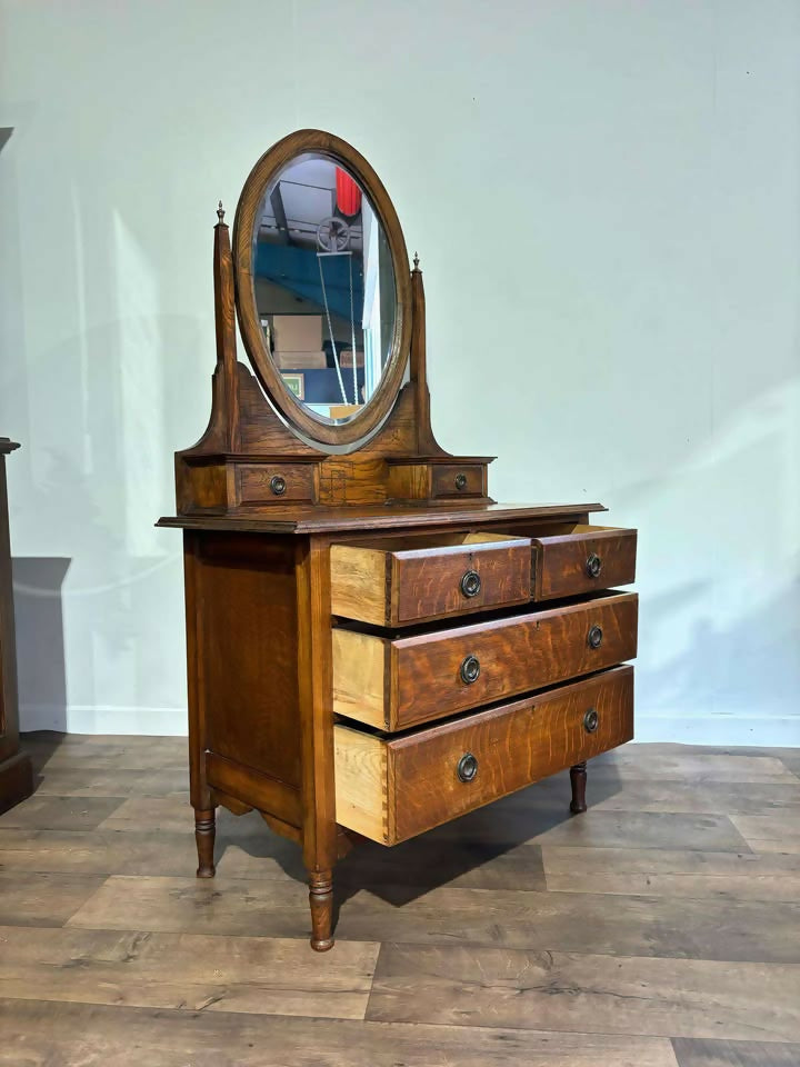 Edwardian Oak Dressing Table99