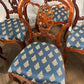 Set of Six Reproduction French Style Mahogany Dining Chairs