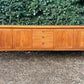 Vintage Mid Century Nathan Squares Teak Sideboard