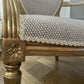 Stunning pair of freshly upholstered Louis XVI antique armchairs