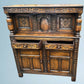 Carved Oak Court Cupboard / Sideboard