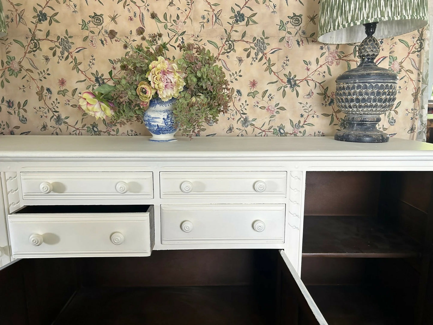 Large Farm House Vintage Sideboard