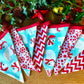 Handmade Christmas Bunting (Blue Polar Bears)
