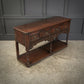 Rustic Oak Carved Antique Sideboard