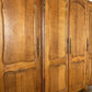 Wardrobe Vintage French Louis XVI Style Oak Four Door Carved Armoire LOT 6504