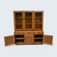 Ercol Windsor Wall Unit Display Cupboard 4 Piece Light Finish FREE UK Delivery