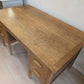 Vintage Oak Office Desk by Partridge & Cooper