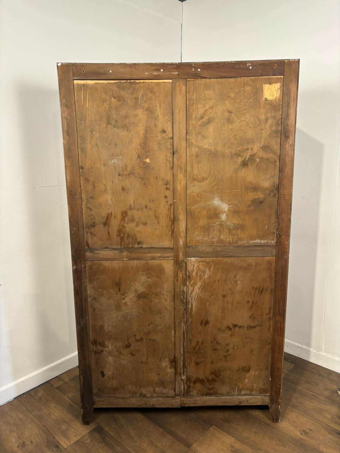Vintage Oak Single Door Wardrobe