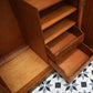 Uniflex Gents Double Fitted Wardrobe in Walnut Retro Mid Century