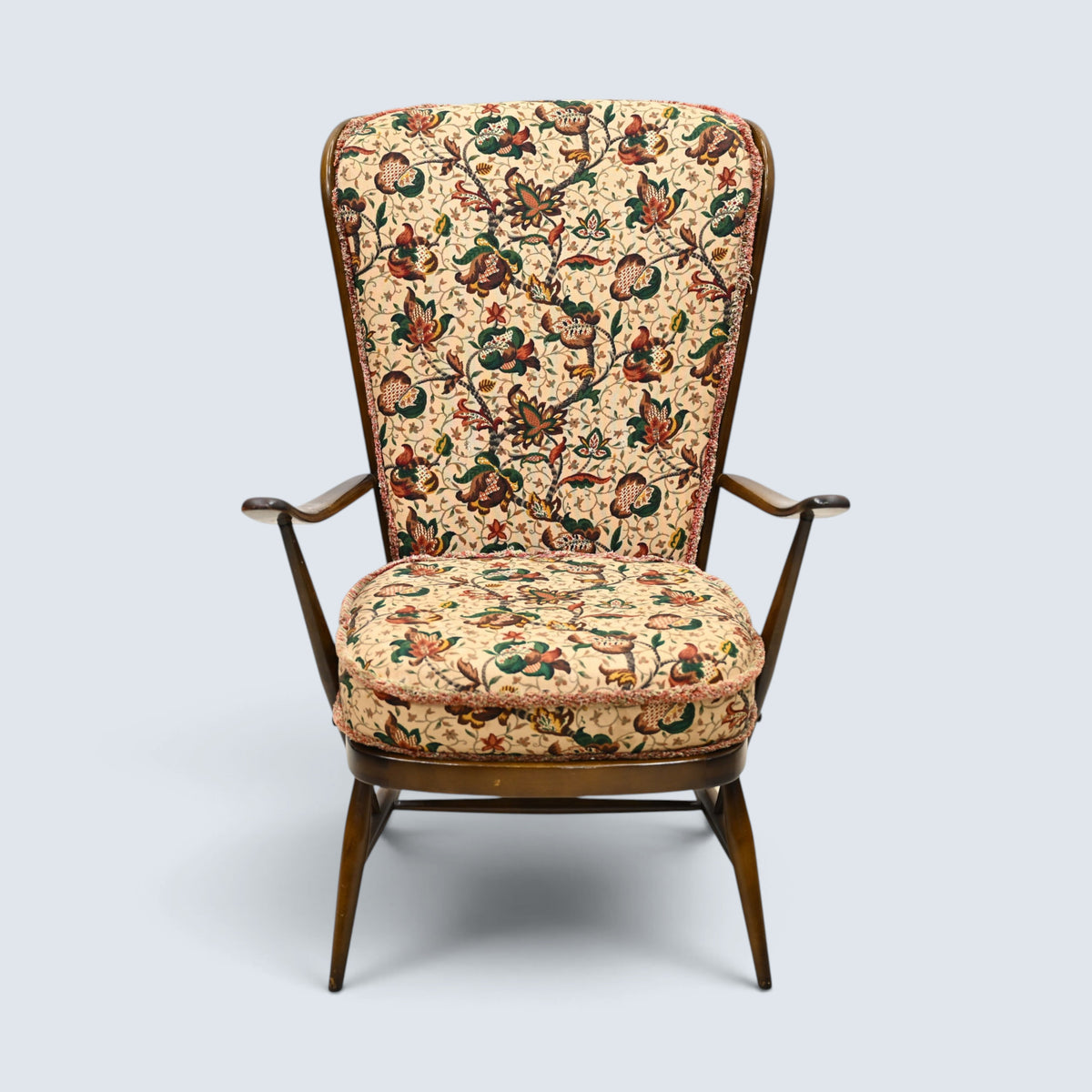 Ercol Evergreen Tall Back Easy Chair EXC Pirrelli Webbing FREE UK Delivery