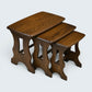 Ercol Nest Of Tables Solid Elm Side Tables Ercol's Badge 1970s GD FREE Delivery*