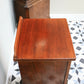 Antique Bedside Cabinet Pot Cupboard Late Victorian Mahogany and Burr Walnut