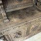 French Carved Oak Hunting Sideboard