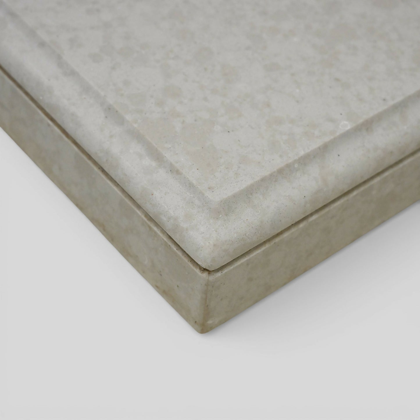 Marble Hearth and Fire Surround Fireplace White Beige Marble 2 Piece