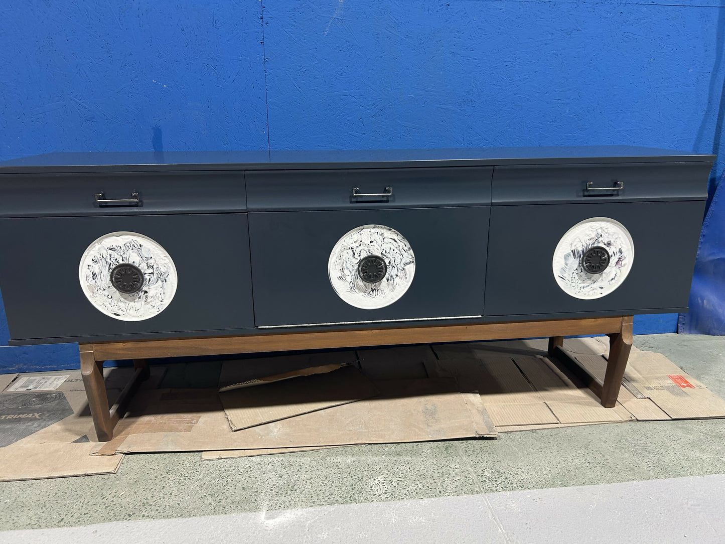 Mid century drinks cabinet sideboard