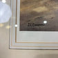 J.L. Chapman Framed Country Village Print – Horse & Cart Scene