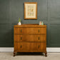 Art Deco Walnut Chest of Drawers - Queen Anne Legs