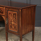 Marquetry Inlaid Mahogany Bow Front Antique Sideboard