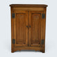 Old Charm Linenfold Cupboard Bedside Cabinet 2 Door Light Oak FREE UK DELIVERY*