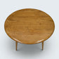 Ercol Large Round Coffee Table 1970s Retro Light Finish 74.5cm FREE UK Delivery